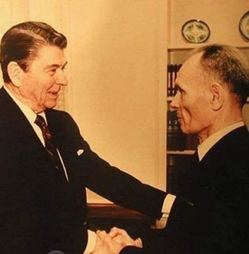 Зустріч президента США Рональда Рейгана та українського політв’язня Данила Шумука у Білому домі