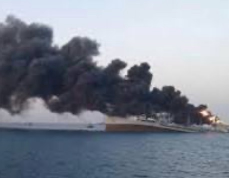 Потонуло іранське судно яке везло зброю до рф