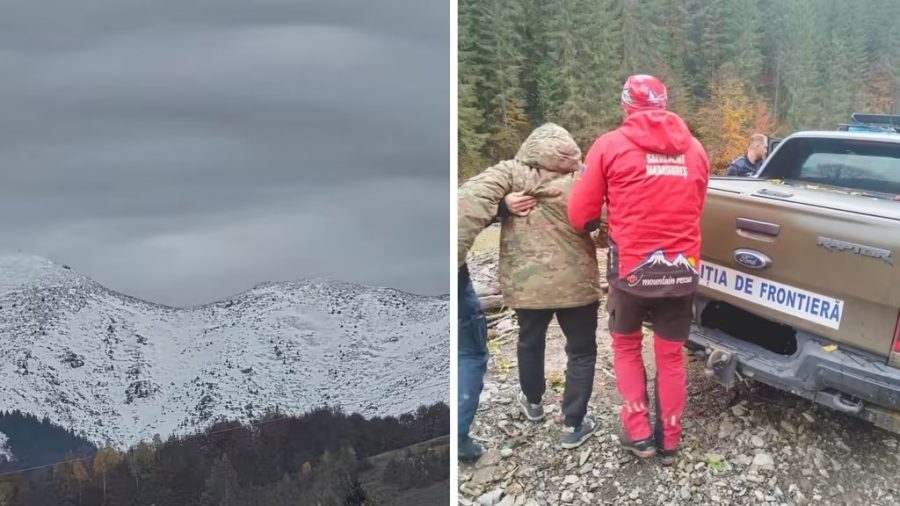 У румунських Карпатах врятували двох молодих українців, які вже замерзали