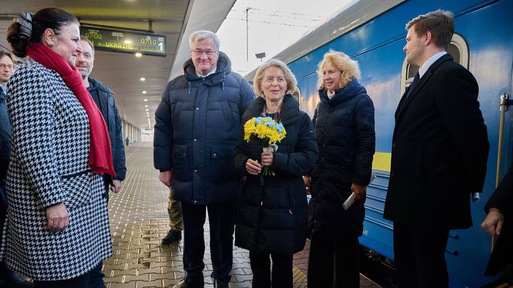Президентка Єврокомісії Урсула фон дер Ляєн відвідала Київ