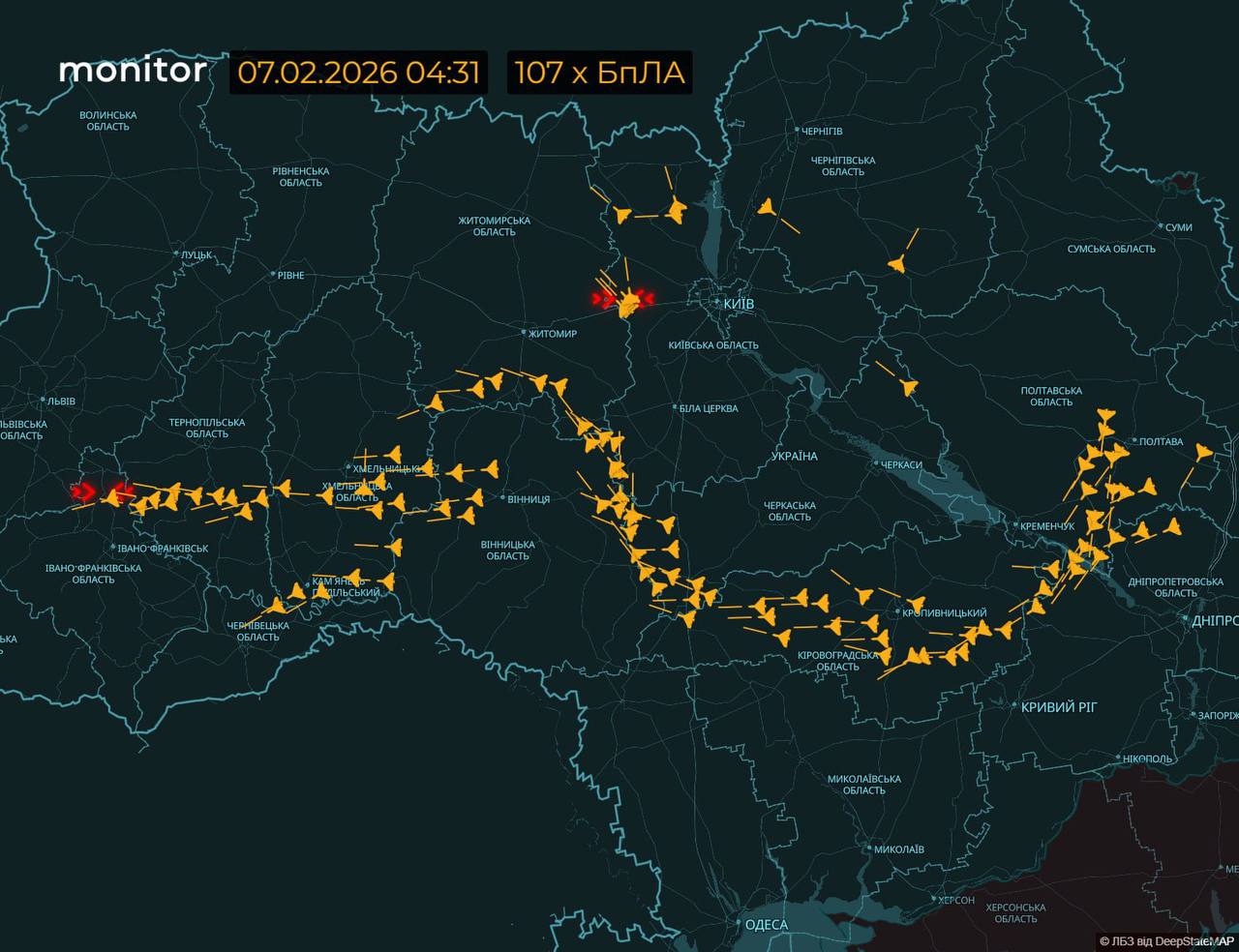 Вночі на Вінниччині пролунали вибухи