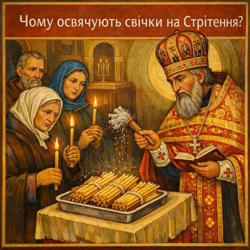 Чому освячують свічки на Стрітення?