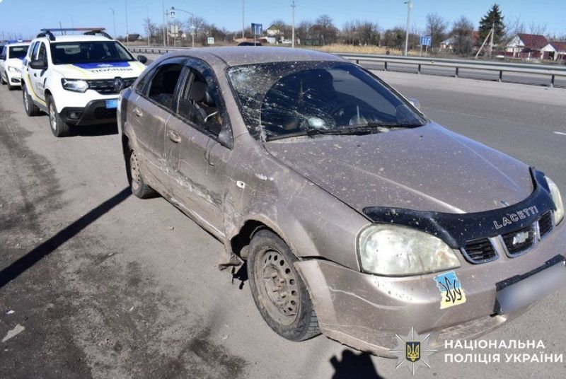 Затримали нетверезого водія, який наїхав на працівника дорожньої служби