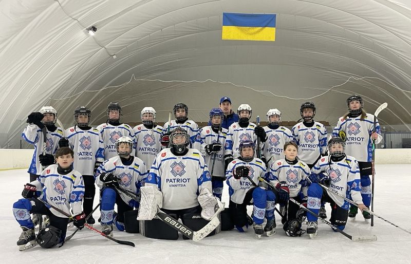 Вінницька хокейна команда «Патріот» стала переможцем регулярного чемпіонату України з хокею серед юнаків у категорії U13