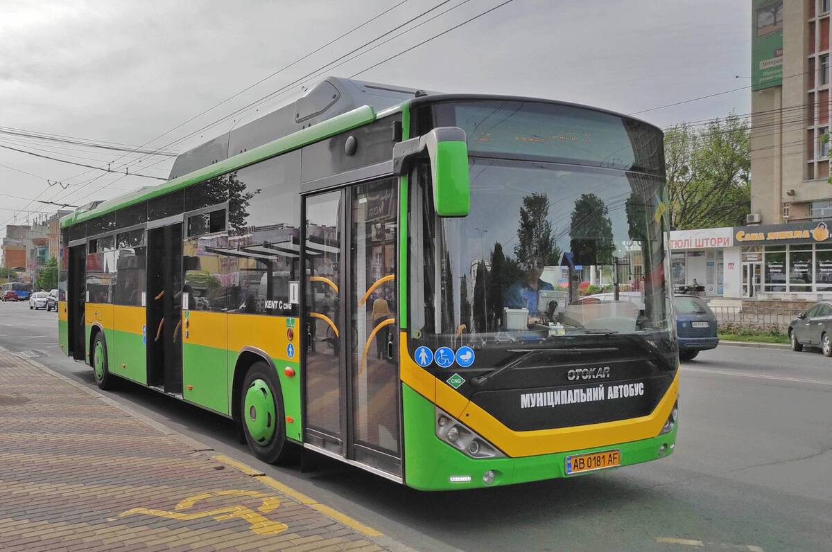 20 нових автобусів на газі для Вінниці стануть альтернативою в разі відключення світла