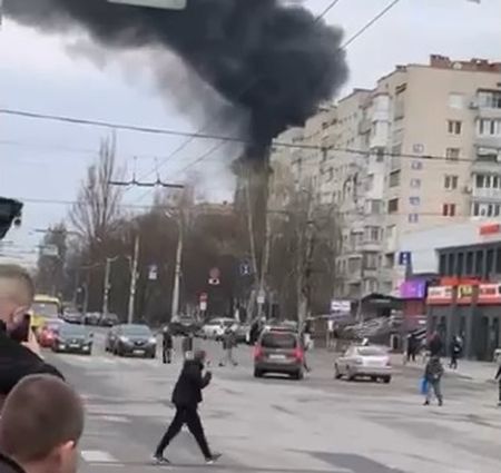 Сильна пожежа на Келецькій