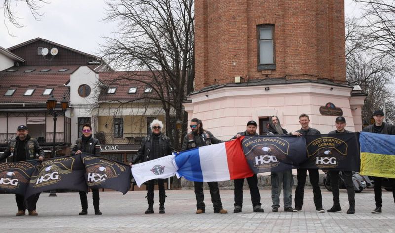 Європейські байкери відвідали Вінниця в межах мотопробігу на підтримку України