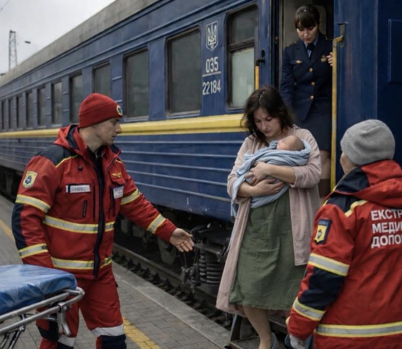 В українському поїзді сталося те, що нагадує: життя сильніше за все