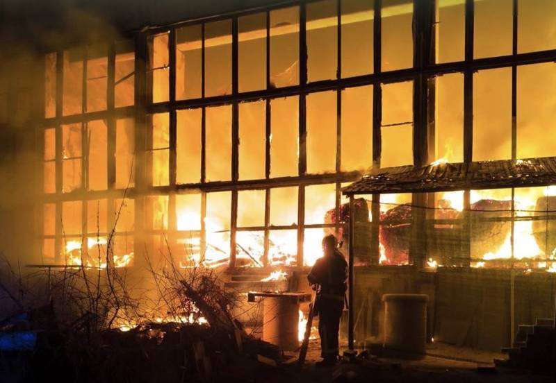 Масштабна пожежа у Вінниці