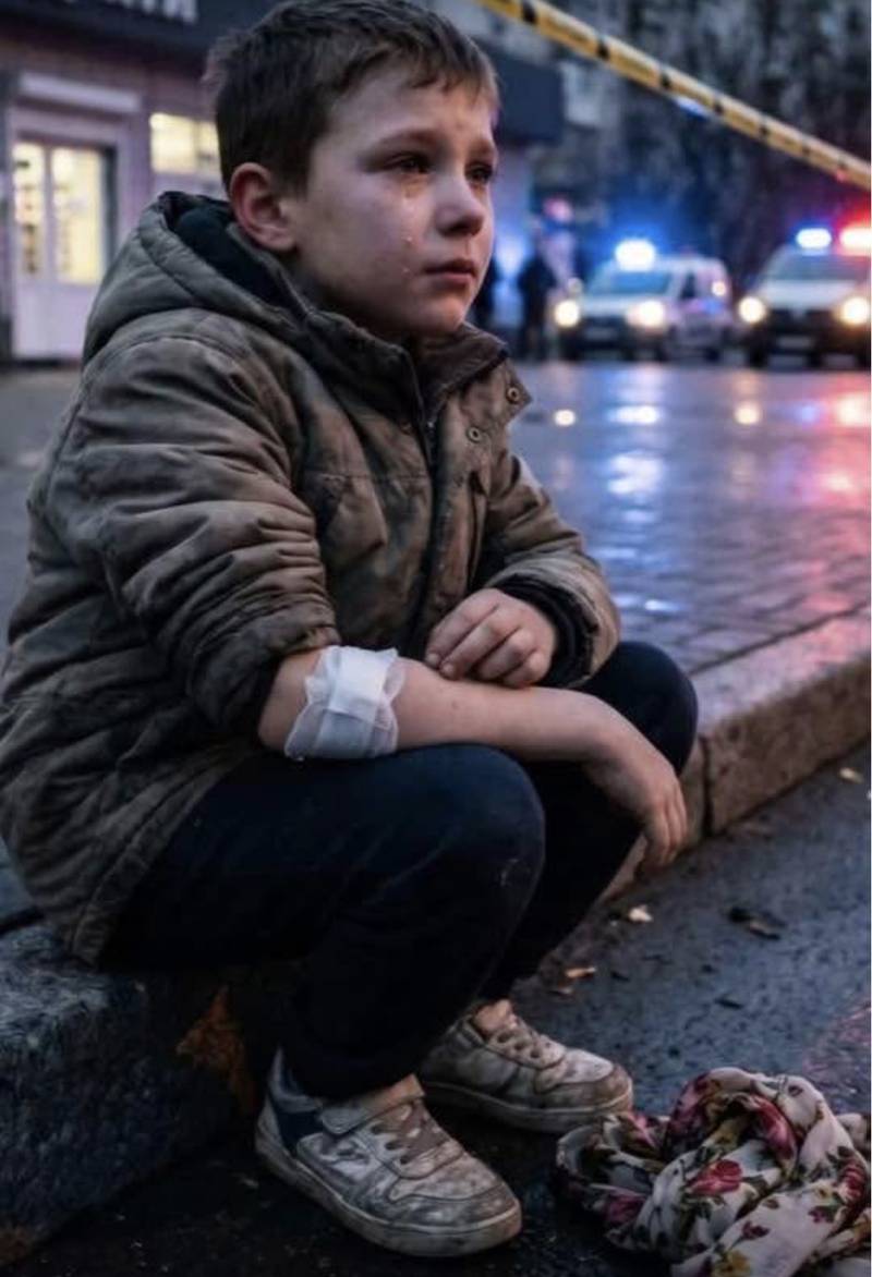 У цього хлопчика на очах терорист вбив у неділю батька, мама після отриманого важкого поранення згодом померла в лікарні …