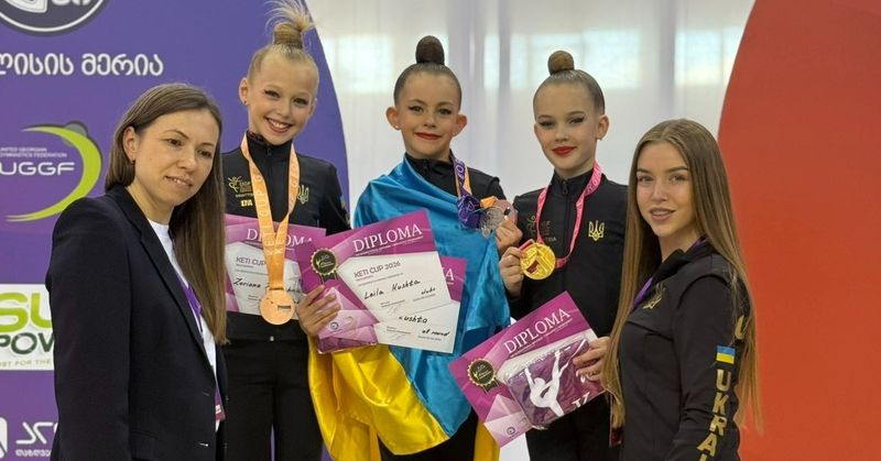 Юні вінницькі гімнастки здобули призові місця на міжнародному турнірі