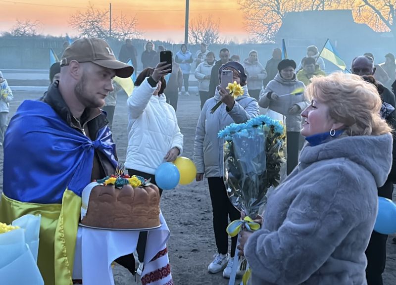 У Граневі зустріли Олександра Кенєва, який повернувся із російського полону