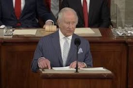 Король Чарльз III в конгресі США