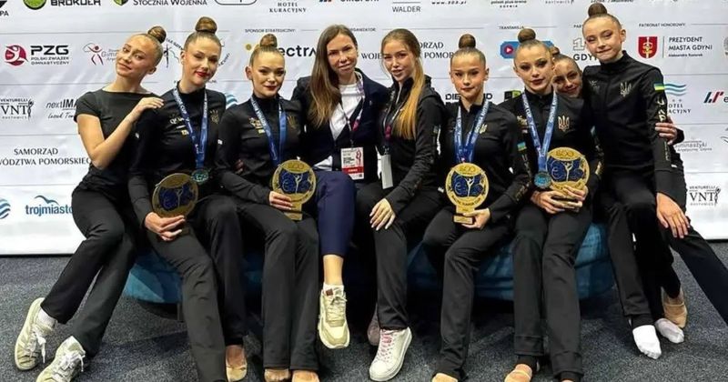 Вінницькі гімнастки вибороли 5 золотих медалей на турнірі в Польщі