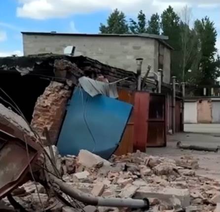 Відео з місця удару «Орєшніка» по гаражному кооперативу у Білій Церкві