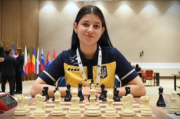 15-річна українка перемогла на чемпіонаті Європи із шахів