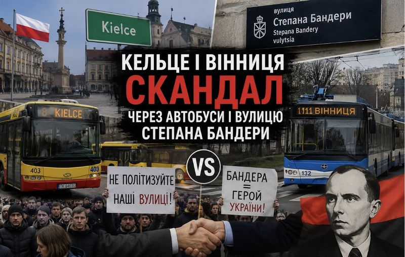 Через вулицю Бандери у Вінниці відмовилися від вживаних автобусів з Польщі