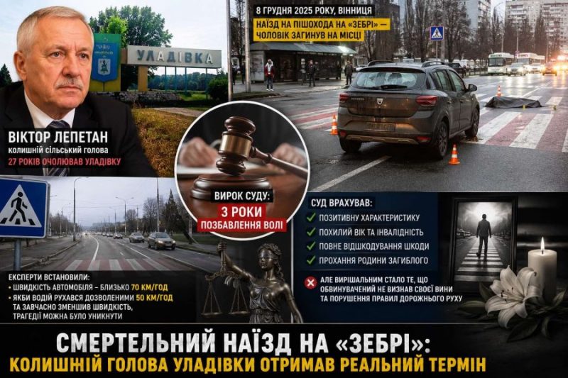27 років керував Уладівкою, а тепер отримав реальний термін