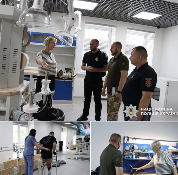 У Вінниці правоохоронці ознайомилися з можливостями центру протезування для ветеранів війни