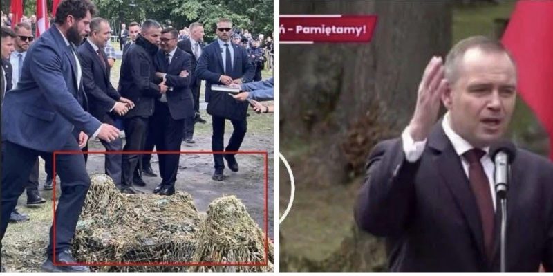 Що намагався сховати під маскувальними сітками президент Польщі Кароль Навроцький?