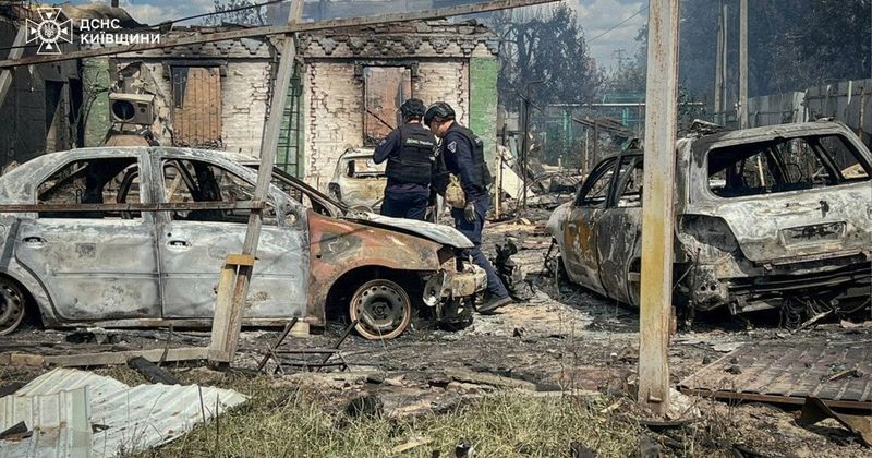 У Вишневому влучили у склад боєприпасів
