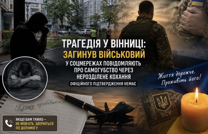 Застрелився військовий через нерозділене кохання