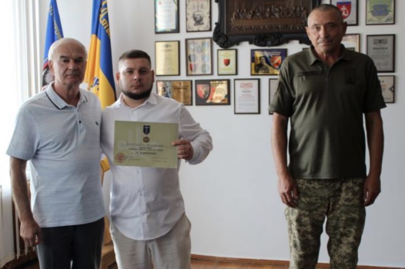 Нагороду калинівчанину вручили у рідному місті 
