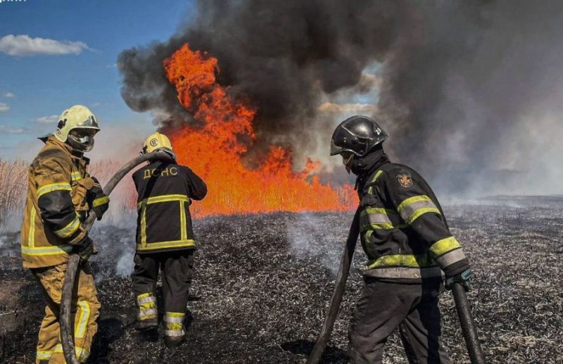 Рятувальники на Вінниччині ліквідували 7 пожеж на відкритих територіях