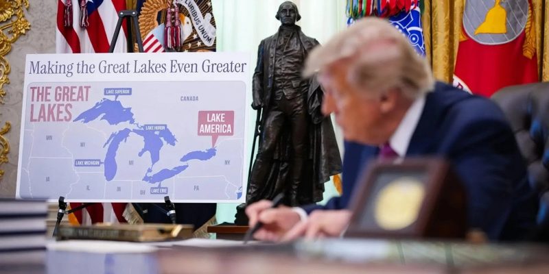 Трамп перейменував озера Онтаріо
