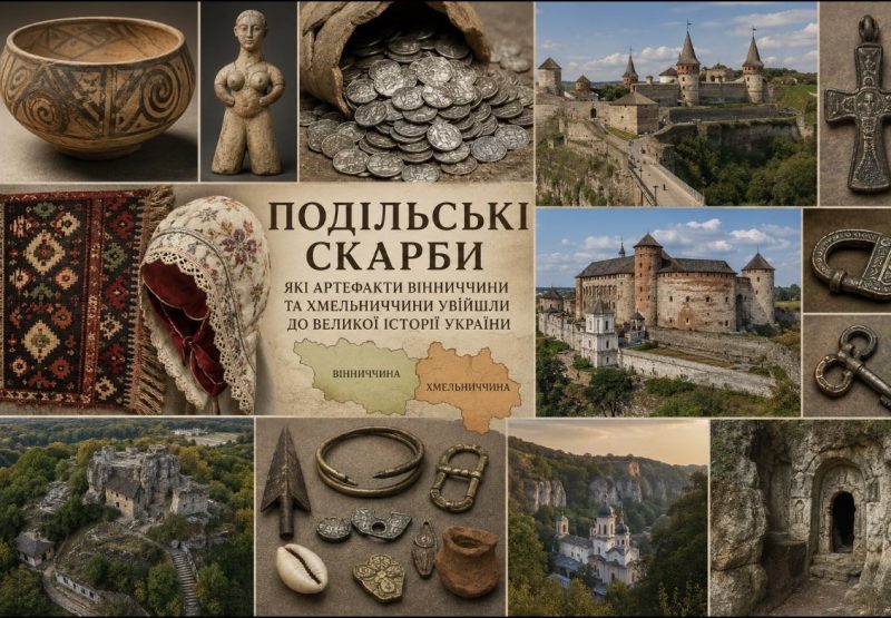 Подільські скарби: які артефакти Вінниччини та Хмельниччини увійшли до великої історії України