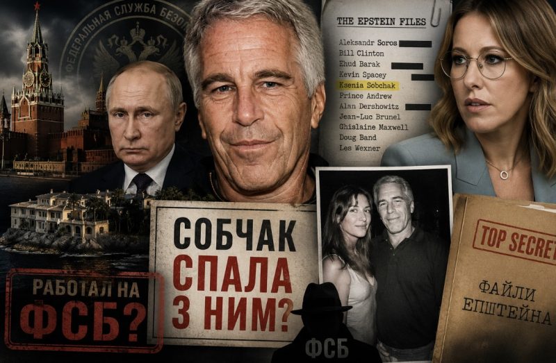 Епштейн і ФСБ: російський слід у секретних файлах.Там засвітилася Собчак