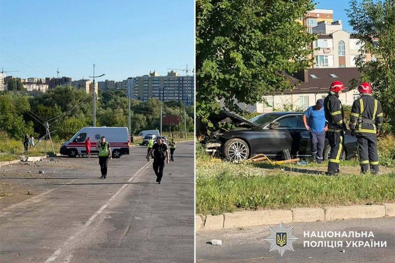 П’яна водійка врізалася в електроопору та самокат