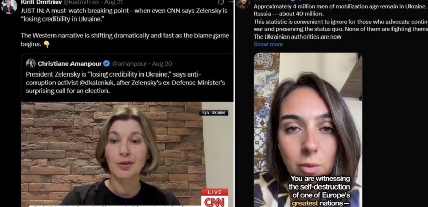 «Так боролась з корупцією, що стала російською пропагандисткою»: директорку ЦПК Каленюк розкритикували після репосту Дмітрієва