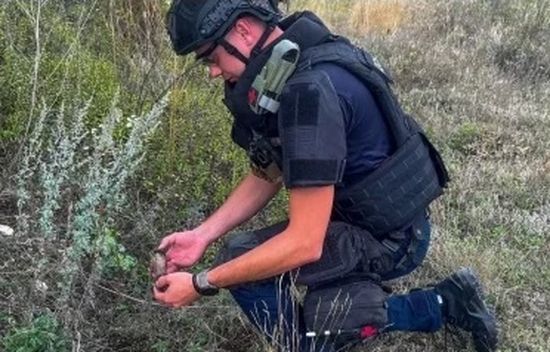 На Вінниччині сапери знищили небезпечний боєприпас