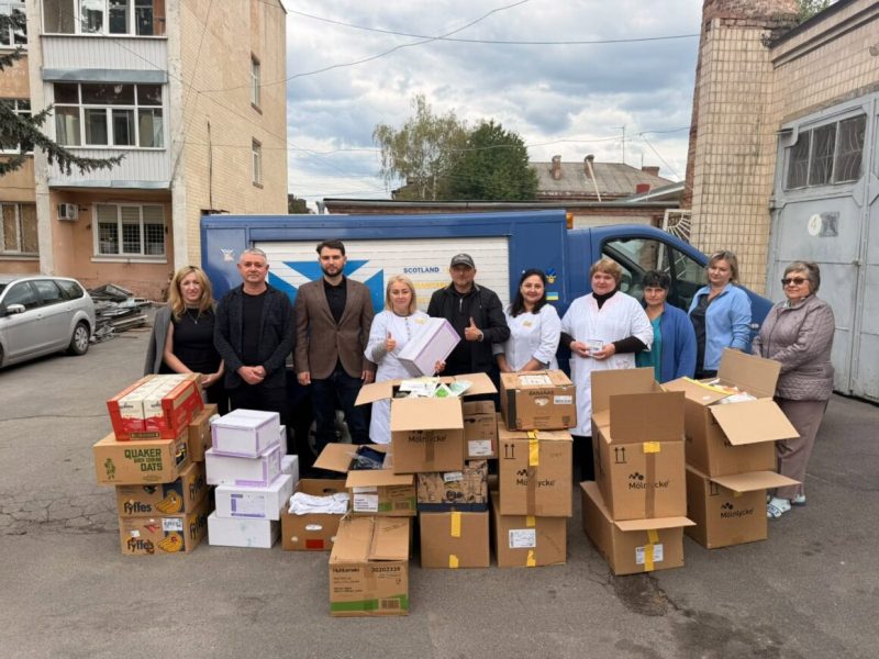 Вінницький реабілітаційний центр отримав допомогу від шотландського фонду