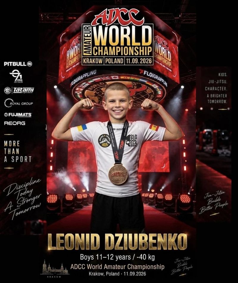 Вінничанин Леонід Дзюбенко став бронзовим призером чемпіонату світу з грепплінгу
