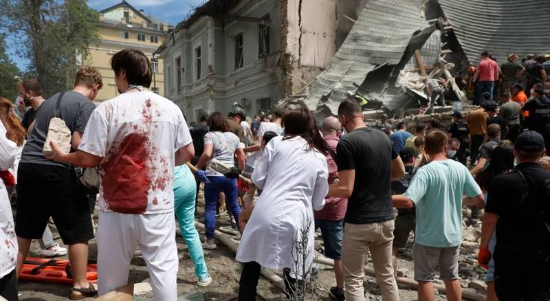 Російські терористи знищують лікарні в Україні