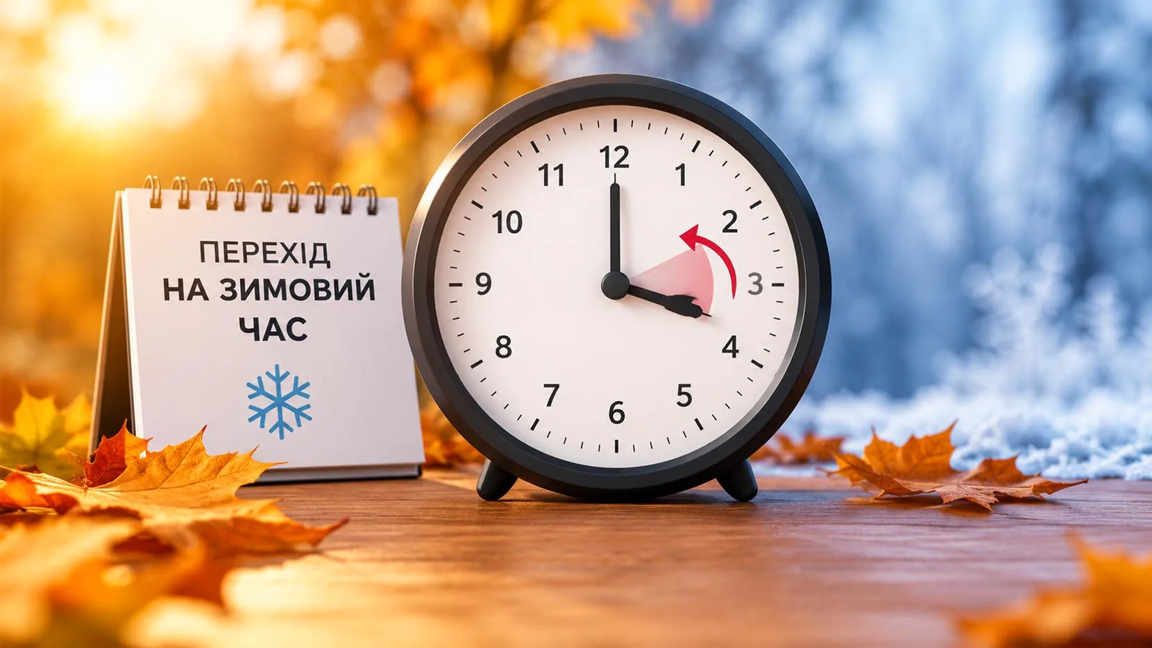Вже цієї ночі Україна перейде на зимовий час
