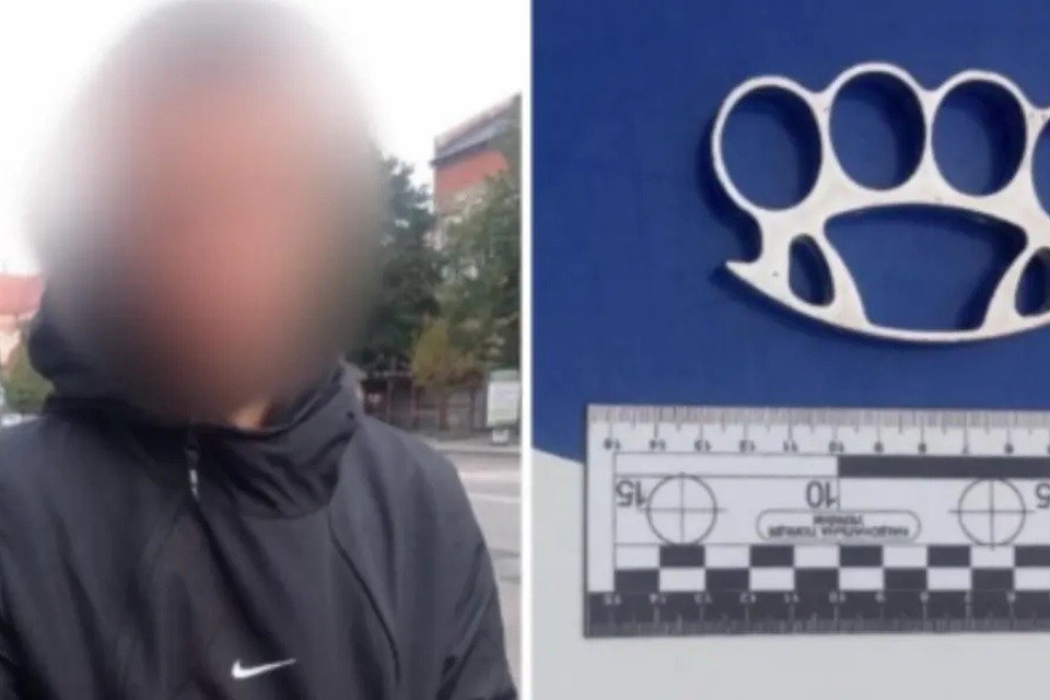 Оштрафували за носіння кастета