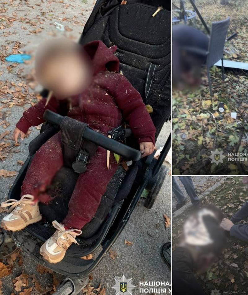 Жертви удару ворожого «Шахеда» по парковій зоні біля кафе на Харківщині